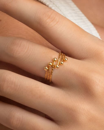 Gold Silver Rings