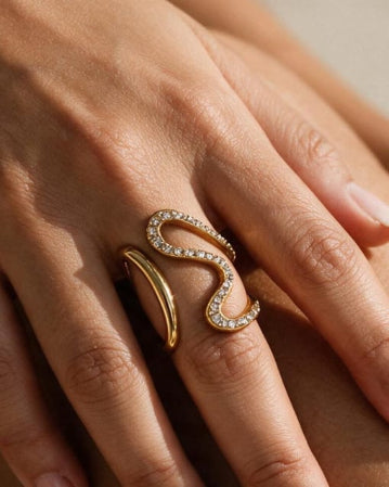 Silver S Ring